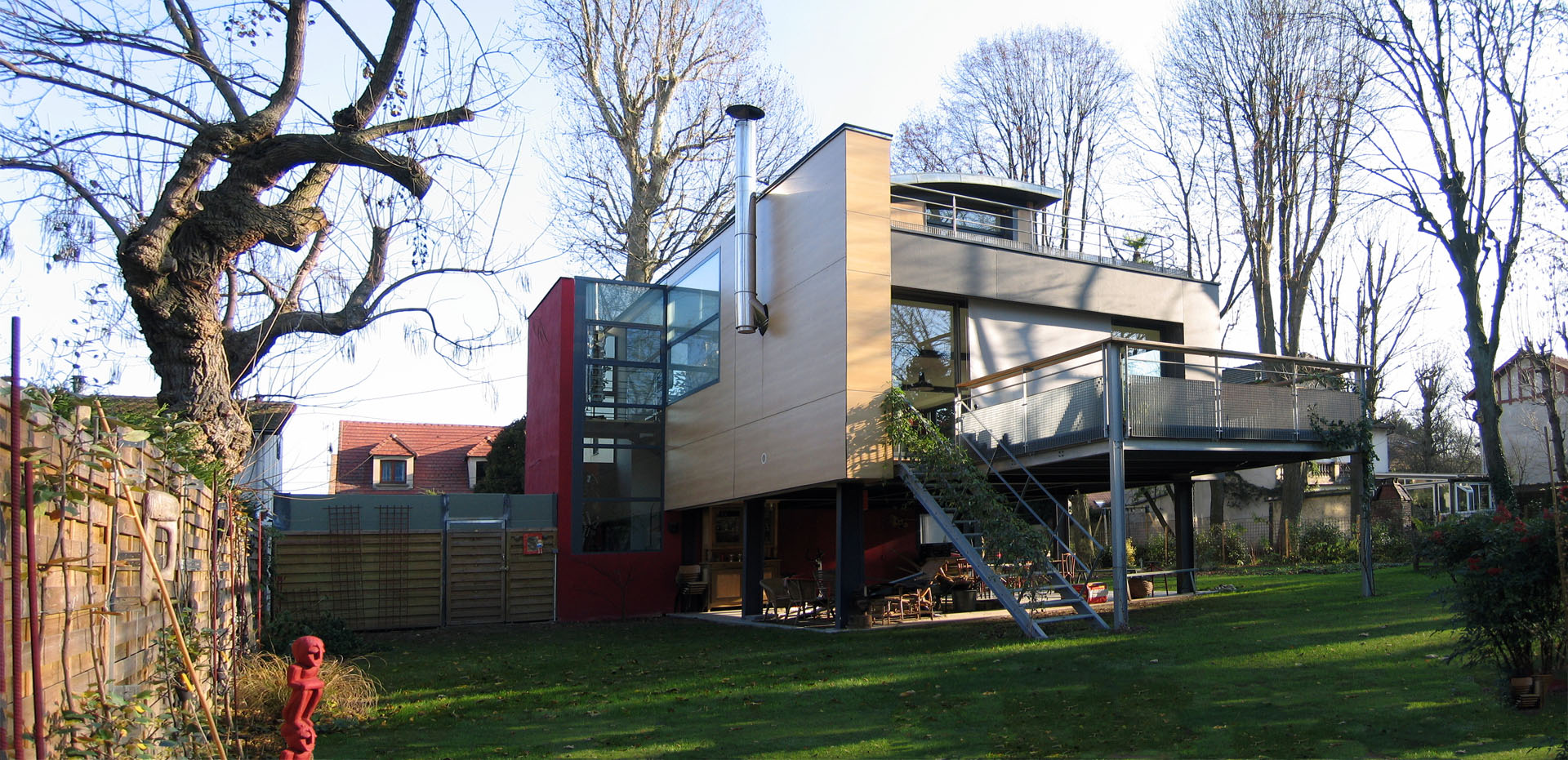 Construction d'une villa contemporaine de 5 pièces en bord de Marne Île