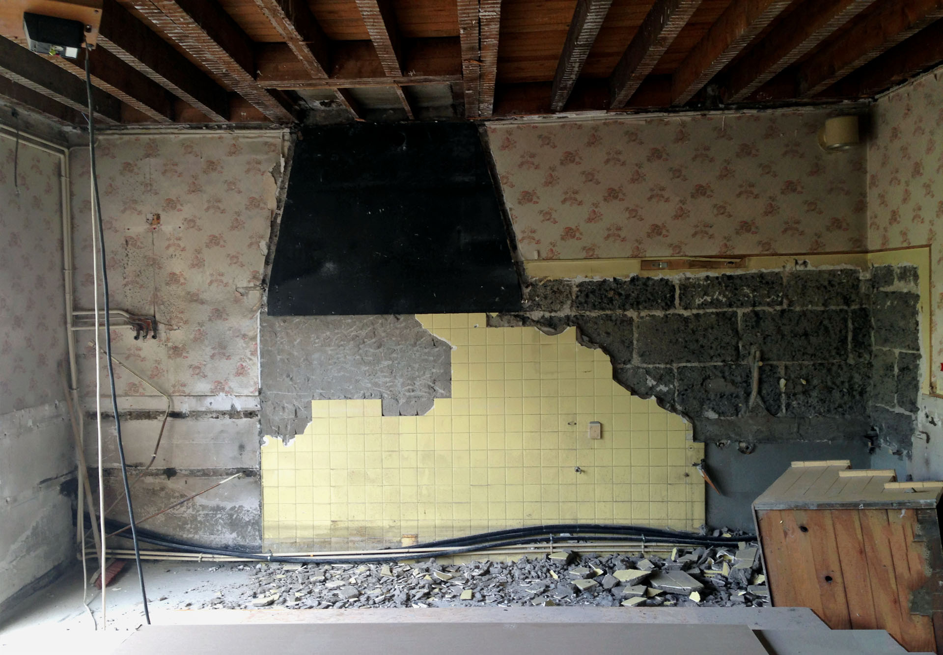 Chantier de réhabilitation et extension d'une échoppe