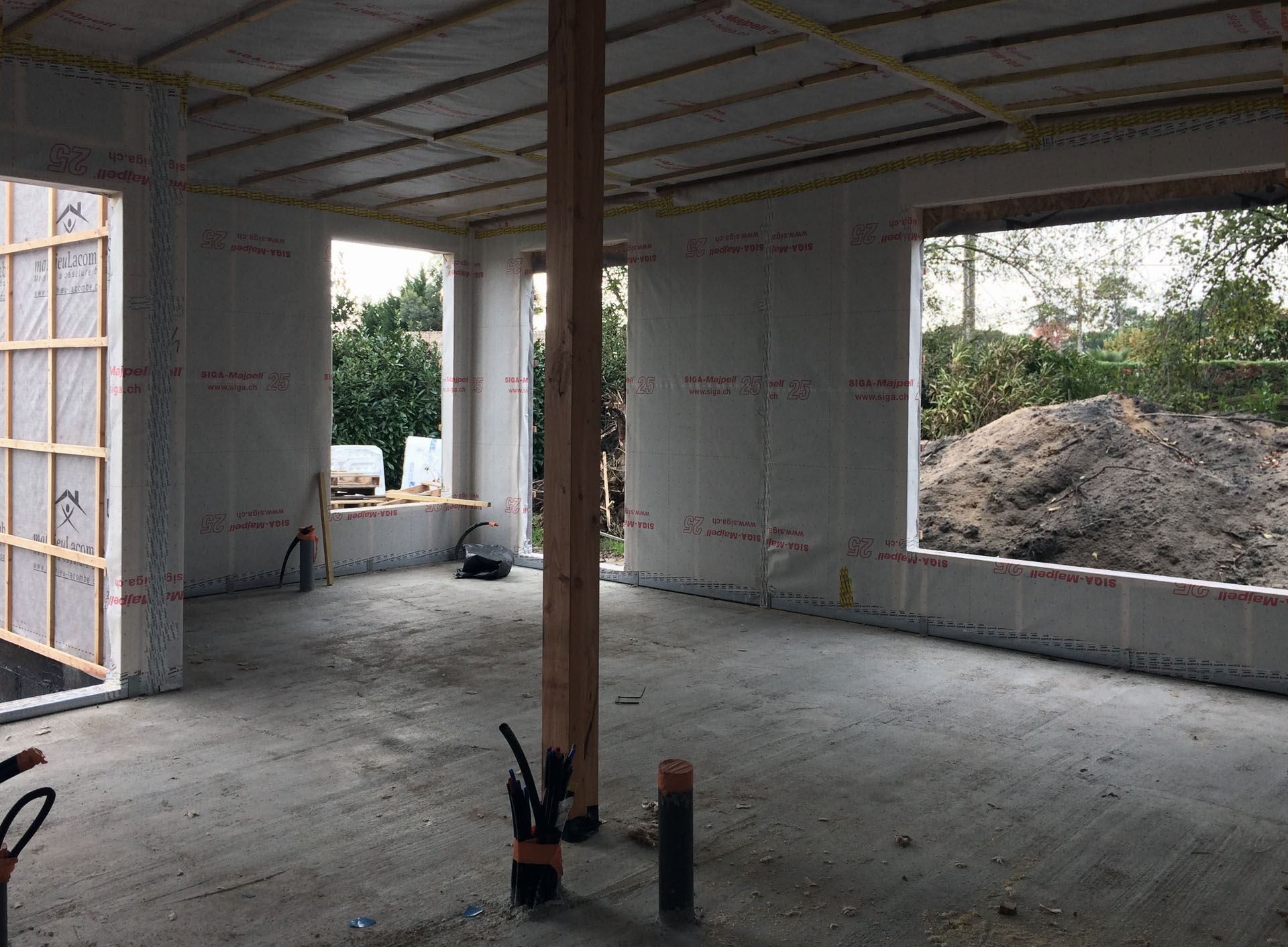 Construction ossature bois au bassin d'Arcachon