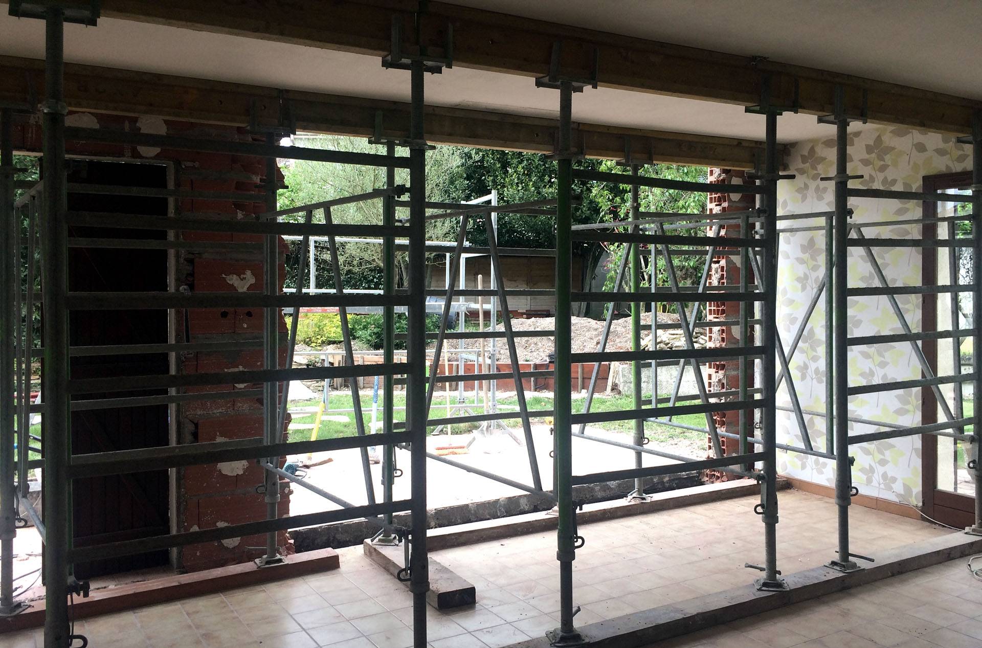 Ouverture d'une façade pour une extension sur jardin - Rodde Aragues Architectes