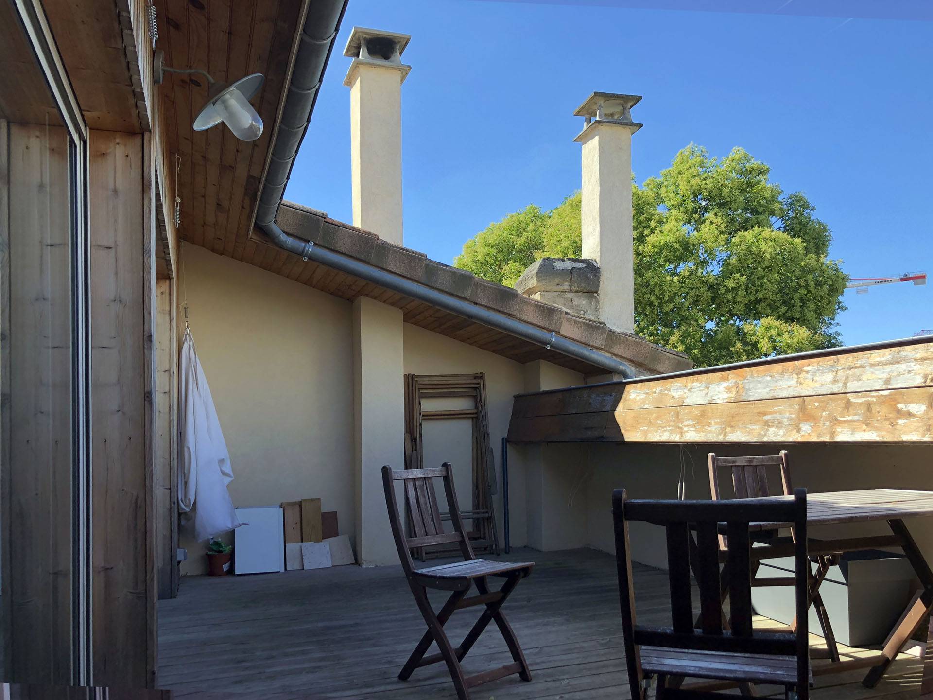 Terrasse surélévation architecte