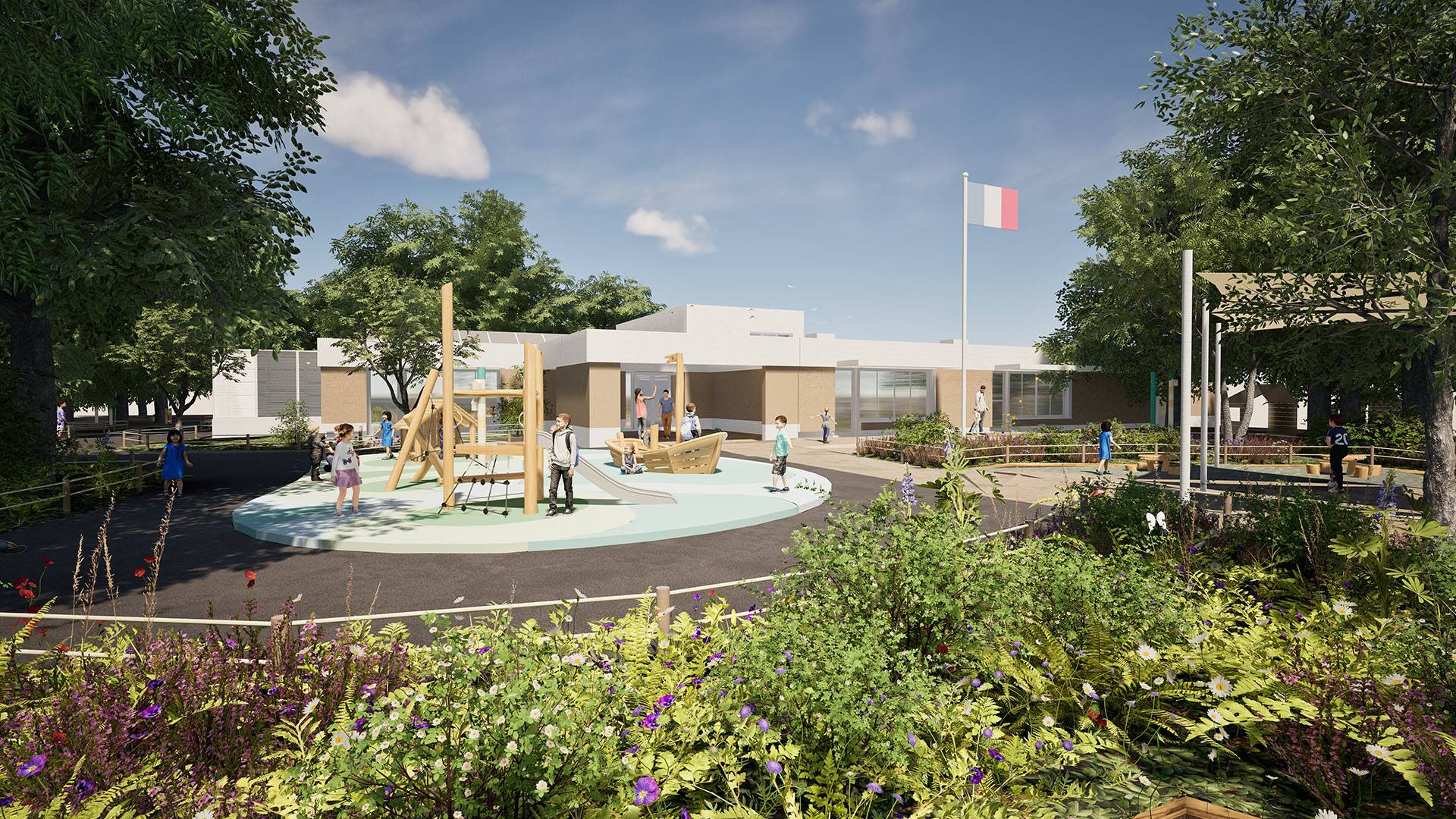 Permis de construire obtenu pour l'extension et la réhabilitation de l'école jean Castagnet à Martignas sur jalle.